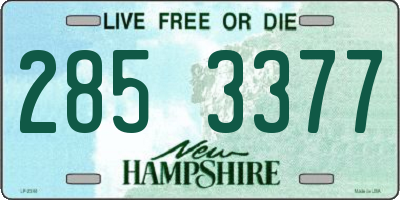 NH license plate 2853377