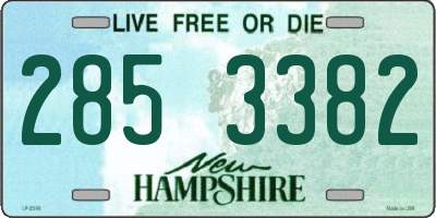 NH license plate 2853382