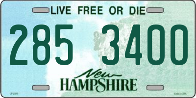 NH license plate 2853400