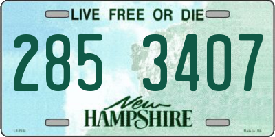 NH license plate 2853407