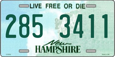 NH license plate 2853411