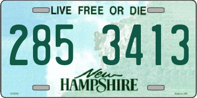 NH license plate 2853413