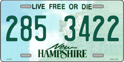 NH license plate 2853422