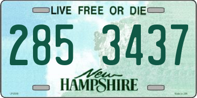 NH license plate 2853437