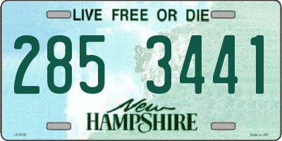 NH license plate 2853441