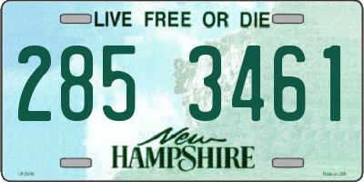 NH license plate 2853461