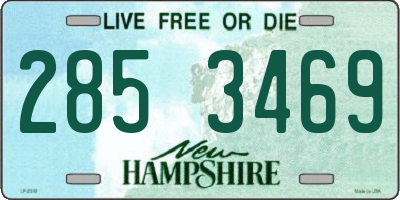 NH license plate 2853469