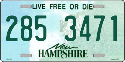 NH license plate 2853471