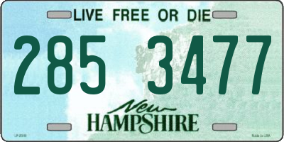 NH license plate 2853477