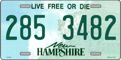 NH license plate 2853482