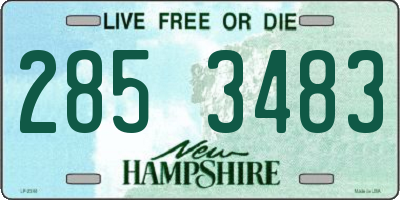 NH license plate 2853483