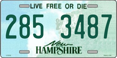 NH license plate 2853487