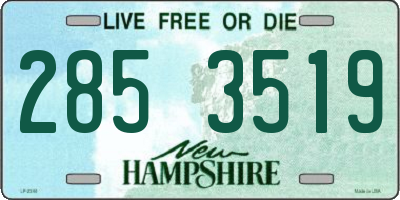 NH license plate 2853519