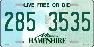 NH license plate 2853535