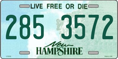 NH license plate 2853572