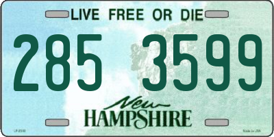 NH license plate 2853599
