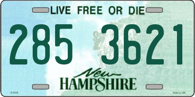 NH license plate 2853621