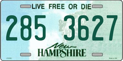 NH license plate 2853627