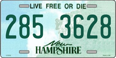 NH license plate 2853628