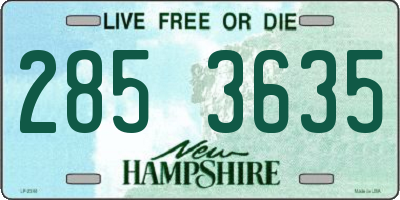 NH license plate 2853635