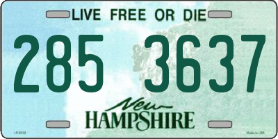 NH license plate 2853637
