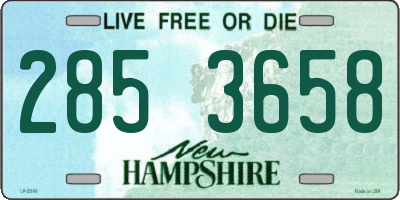 NH license plate 2853658