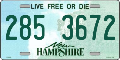 NH license plate 2853672