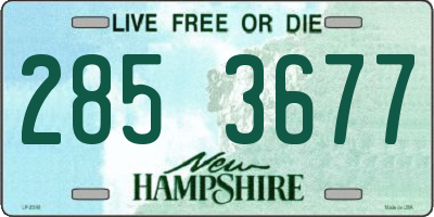 NH license plate 2853677