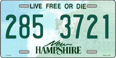 NH license plate 2853721