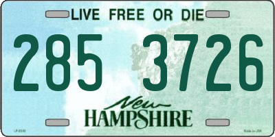 NH license plate 2853726