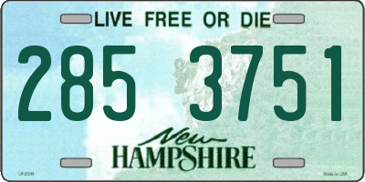 NH license plate 2853751