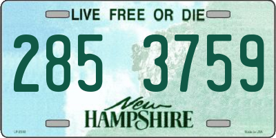 NH license plate 2853759