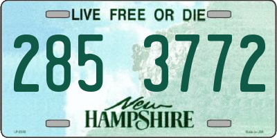 NH license plate 2853772