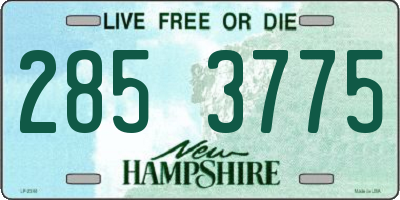 NH license plate 2853775