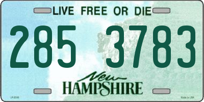 NH license plate 2853783