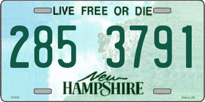 NH license plate 2853791