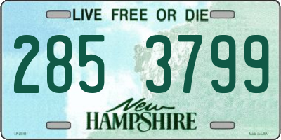 NH license plate 2853799
