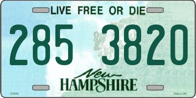 NH license plate 2853820