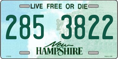 NH license plate 2853822