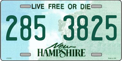 NH license plate 2853825