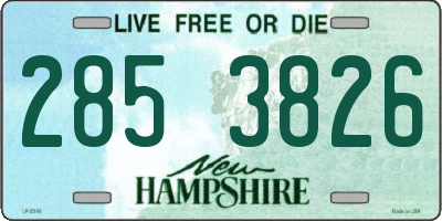 NH license plate 2853826