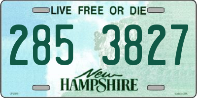 NH license plate 2853827