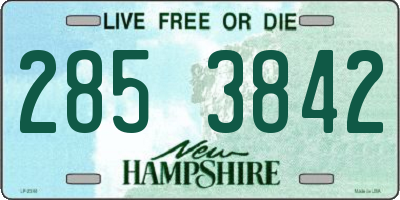 NH license plate 2853842