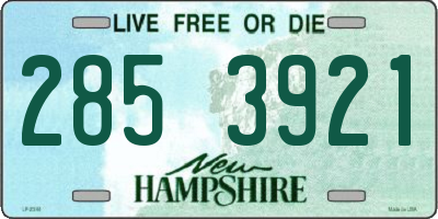 NH license plate 2853921