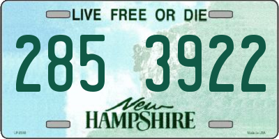NH license plate 2853922
