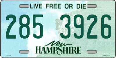 NH license plate 2853926