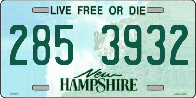 NH license plate 2853932