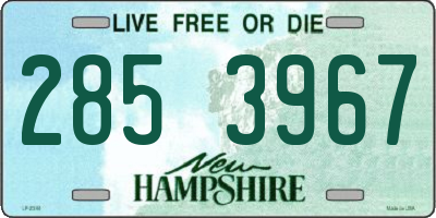 NH license plate 2853967
