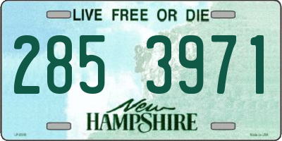 NH license plate 2853971
