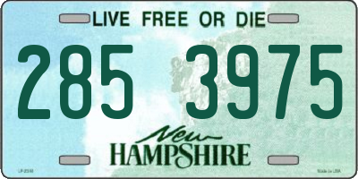 NH license plate 2853975